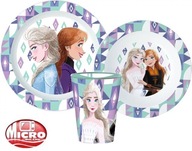 FROZEN FROZEN DISNEY Súprava jedla tanier miska detský hrnček