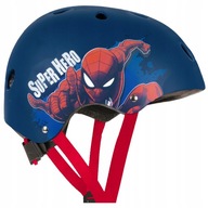 DETSKÁ ŠPORTOVÁ OTVORENÁ PRILBA SPIDERMAN M 52-56 cm NASTAVITEĽNÝ BICYKEL