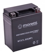 Moretti AGM (Gel) YTX7L-BS batéria 12V 6Ah