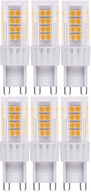 6x LED žiarovka mini G9 5W 470lm =40W 230V 4000K