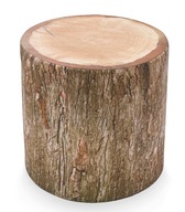 Ozdobný pufový kmeň stromu, vodeodolné sedadlo