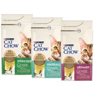 Purina Cat Chow Mix kuracích príchutí 3 x 1,5 kg