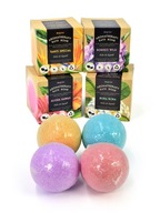 Bomby do kúpeľa - Body Club AROMATHERAPY Set 4x165g