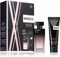 Mexx Black for her edt 30 ml + gél 50 ml