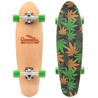 METEOR Cannabis Skateboard Classic Cruiser Fishboard