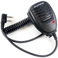 Baofeng PEAR PTT UV-5R UV82 reproduktorový mikrofón