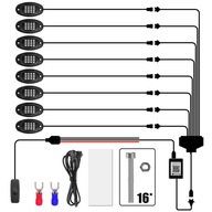 Rock LED RGB osvetlenie podvozku ATV SUV Jeep