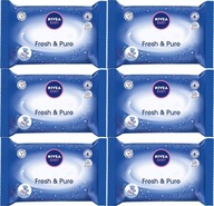 Nivea Baby vlhčené obrúsky 63 kusov x6