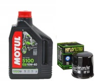 Olej MOTUL 5100 MA2 4T 10W40 2L+HIFLO HF303