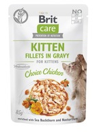 Brit Care Cat Kitten Fillet Omáčka kurča 12 x 85 g