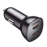 Choetech TC0008 40W 2x USB-C autonabíjačka