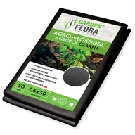 ČIERNY AGROPOL agrotextília 1,6x30m 50g UV FILTER OCHRANA PRAVINY