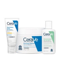 CeraVe Set Hydratačný balzam 340 g, Hydratačný krém na tvár SPF 30