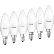 6x E14 LED CANDLE žiarovka 5,7W = 40W 2700K OSRAM