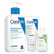 CeraVe hydratačná emulzia na tvár a telo 236 ml, krém na tvár SPF 50 52 ml