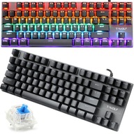 MECHANICKÁ HERNÁ KLÁVESNICA 87 kláves RGB T-WOLF T18 LED