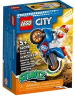 LEGO CITY 60298 Rocket Stunt Bicykel