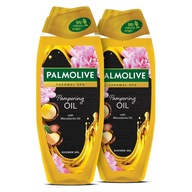 Palmolive Pampering Oil sprchový gél 2x500 ml