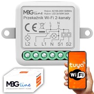 Relé TUYA WiFi prepínač 2CH MBG