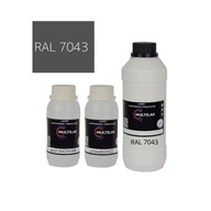 LAK 150 ml NA PREDNÁ ČELNÁ ČELKA NÁBYTKU MAT RAL 7043