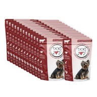 DOG JOY mokré krmivo pre psov - hovädzie mäso 24x100g + 24 ks ZADARMO