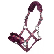 HKM Halter HEART Burgundsko (R: Pony)