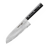 Samura Damask 67 santoku nôž dutý brúsený mikar