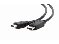 GMB DISPLAYPORT KÁBEL na HDMI 3m dlhý.PLNÝ KÁBEL