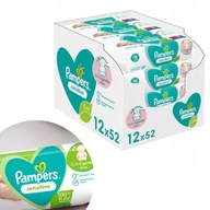 PAMPERS SENSITIVE VLHČENÉ Utierky 12x52ks