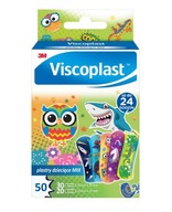 Viscoplast Detské náplasti Mix, 50 kusov