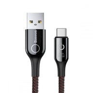 KÁBEL USB KÁBEL USB-C LED BASEUS QC 3.0 1M 3A