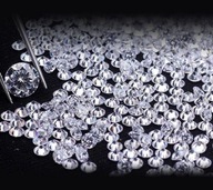 MOISSANITE 1,3 mm VVS1 1Ct brilantný 100 kusov PROMO