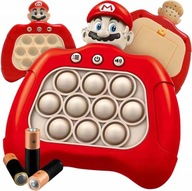 ELEKTRONICKÁ ARKÁDOVÁ HRA POP IT KONZOLA PUSH SUPER MARIO PUSH BUBBLE