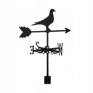 Kovová korouhvička Black Rooster Weathervane