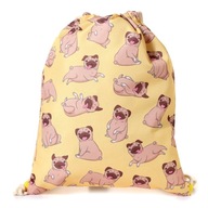 Taška na batoh so sťahovacími šnúrkami - Pug pes
