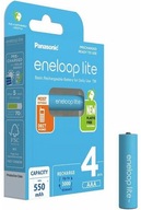 4x batérie Panasonic eneloop AAA R3 550 mAh