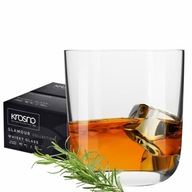 NÍZKE POHÁRKY 6 ks 300 ML na WHISKY nápoje koktaily KROSNO CRYSTALINE OK