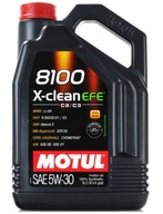 Motul 8100 X-Clean EFE motorový olej 5 l 5W-30