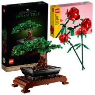 LEGO ICONS 10281 Botanická ozdoba na strom Bonsai + Ruže 40460