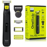 Holiaci strojček Philips OneBlade Pro QP6541/15 Face + Body 360 zastrihávač fúzov