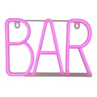 NEON LED bar lampa, NA BATERII + USB