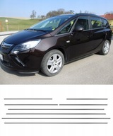 Opel Zafira C - CHROME Okenné lišty Bočné dvere