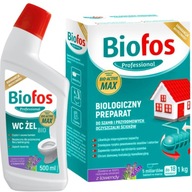 BIOFOS BACTERIA PRÁŠOK ODPADOVÝ 1KG + EKO GÉL WC