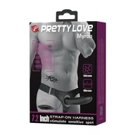 PRETTY LOVE-Remienok MYRON 7.2-Strap-On+Vibrator