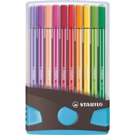 Stabilo Pen 68 fixiek, 20 farieb, v peračníku