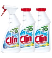 Clin Lemon citrusový čistič okien SET 3 x 500