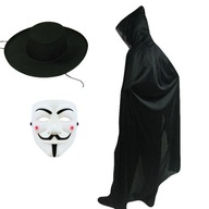 KOSTÝM VENDETTA ANONYMNÝ ANONYMNÝ HALLOWEENSKÝ PÁRTY