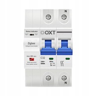 Poistka OXT C 32A 2P 54mm ZigBee DIN TUYA