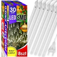 METEOROVÉ LED LAMPY SNEH PADAJÚCI CILS VIANOČNÉ OSVETLENIE 30 CM IP44