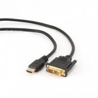 Kábel HDMI(M)->DVI-D(M)(18+1) 0,5m